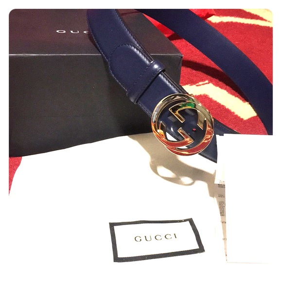 Gucci Belt (Blue) Almost New!